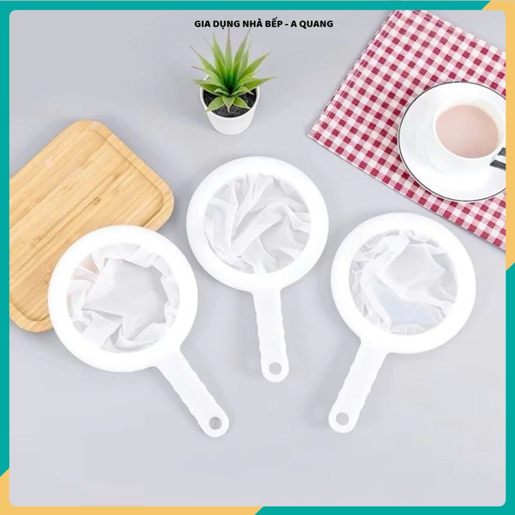 RÂY LỌC SỮA ĐẬU NÀNH - Lưới Lọc Sữa Hạt Cầm Tay,Dụng Cụ Lọc Nước Trái Cây Đa Năng