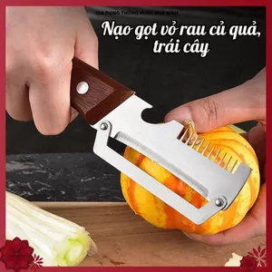 DỤNG CỤ BÀO SỢI GỌT VỎ MỞ NẮP CHAI TIỆN LỢI, DAO NẠO CẮT CỦ QUẢ 3 IN 1 CAO CẤP, Phù Hợp Mọi Gia Đình
