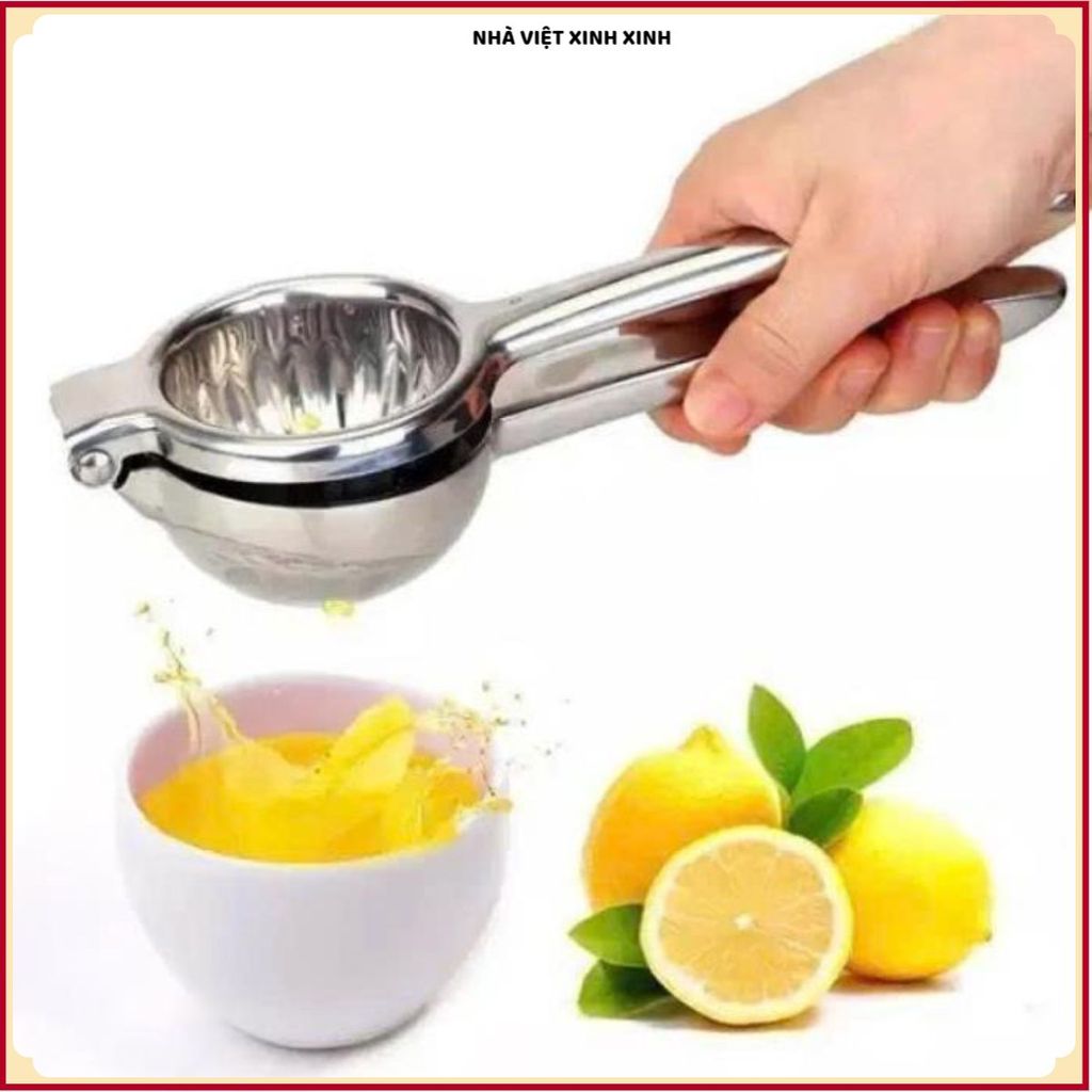 DỤNG CỤ VẮT CHANH INOX 304 CAO CẤP, ÉP KIỆT NƯỚC GIỮ HẠT HIỆU QUẢ, Tiện Lợi Khi Sử Dụng, Dễ Vệ Sinh Hằng Ngày