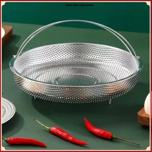 RỔ HẤP NHÀ BẾP 20CM H60, THIẾT KẾ TAY CẦM CHẮC CHẮN, Giúp Hấp Nhanh, Giữ Trọn Dinh Dưỡng Món Ăn
