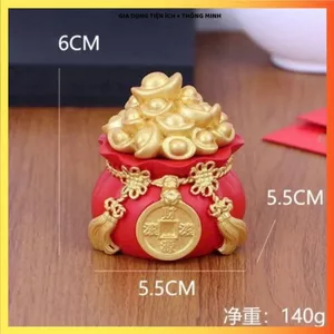 HŨ TÀI LỘC MAY MẮN BAN THẦN TÀI, HŨ GẠO MUỐI PHONG THỦY, Mang Lại Tài Lộc, May Mắn Cho Gia Chủ