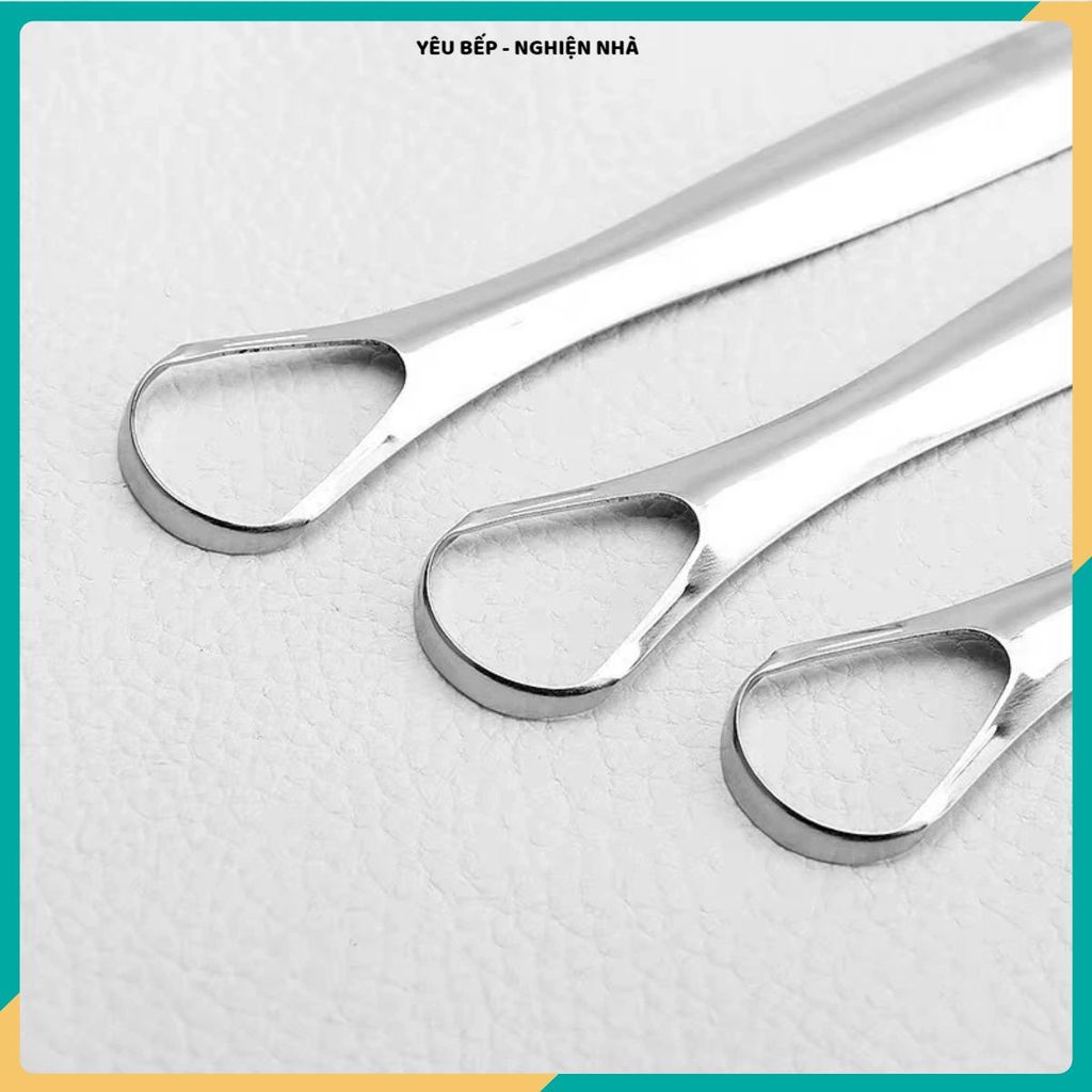(COMBO 5) DỤNG CỤ CẠO LƯỠI CAO CẤP, INOX 304 AN TOÀN CHO MIỆNG, Vệ Sinh Hằng Ngày, Giữ Hơi Thở Thơm Mát