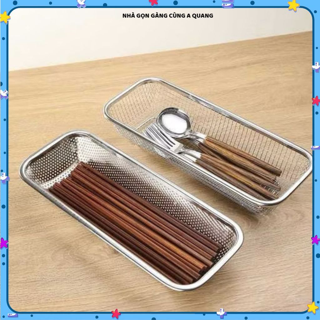 COMBO RỔ LƯỚI INOX 304 CAO CẤP ĐA KÍCH THƯỚC, RỔ ĐỰNG ĐỒ CHIÊN RÁN NHÀ BẾP TIỆN LỢI, Không Lo Rỉ Sét Khi Sử Dụng Lâu Dài
