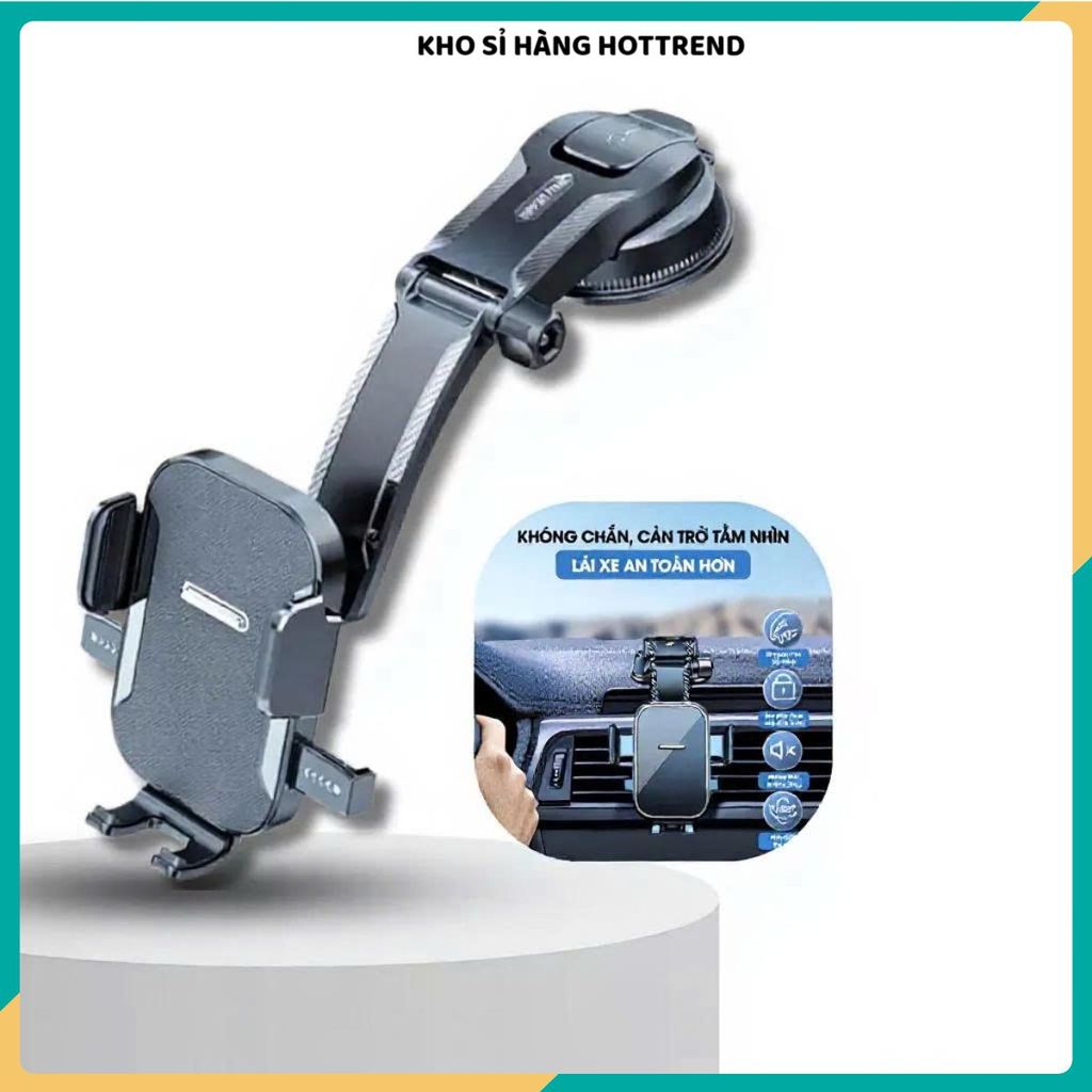 KẸP ĐIỆN THOẠI Ô TÔ XOAY 360 ĐỘ - Thiết Kế Chắc Chắn, Dễ Dàng Điều Chỉnh