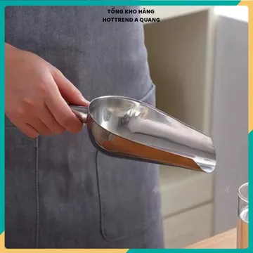 (COMBO 3) MUỖNG XÚC THỰC PHẨM INOX 24CM - Thiết Kế Tiện Dụng, Dụng Cụ Nhà Bếp Chuyên Dụng