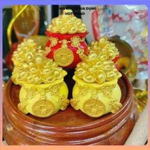 HŨ THẦN TÀI PHONG THỦY - Đựng Gạo Muối Nước Trên Ban Thờ Thần Tài
