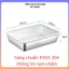 KHAY INOX BẢO QUẢN ĐỒ ĂN - Kích Thước 22-24CM, Tiện Lợi Cho Nhà Bếp