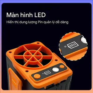 QUẠT MINI ĐEO THẮT LƯNG - 10 Mức Gió, Pin Trâu 10H Sử Dụng Lâu Dài