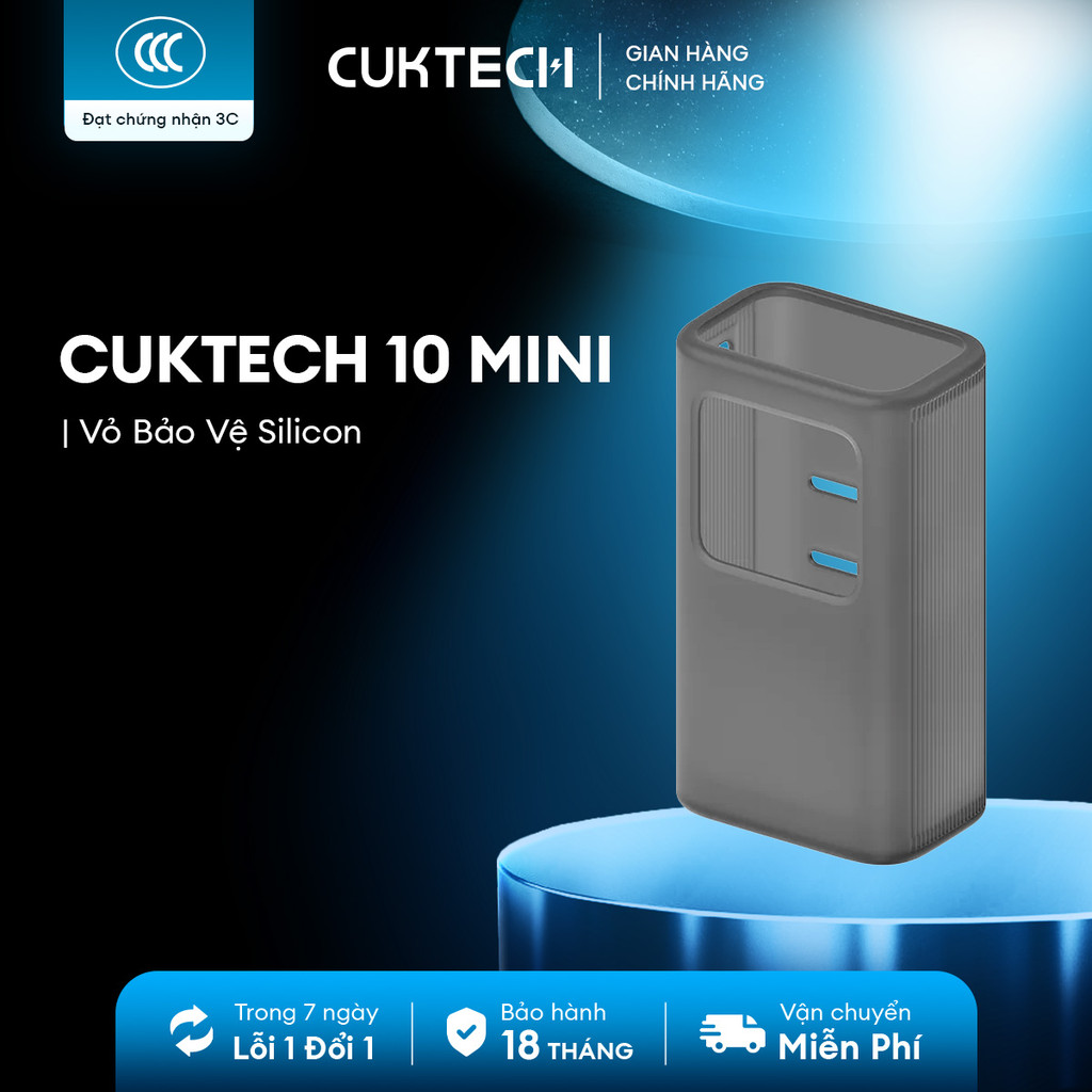 Vỏ Bảo Vệ Silicon Sạc Di động CUKTECH PB1055 PB150P PB200U | Shopee ...
