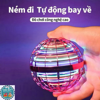 Quả cầu ma thuật boomerang phát sáng, tự quay lại vị trí ném - đồ chơi UFO cho bé -Kingan22