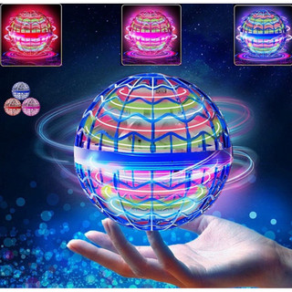 Quả cầu ma thuật boomerang phát sáng, tự quay lại vị trí ném - đồ chơi UFO cho bé -Kingan22