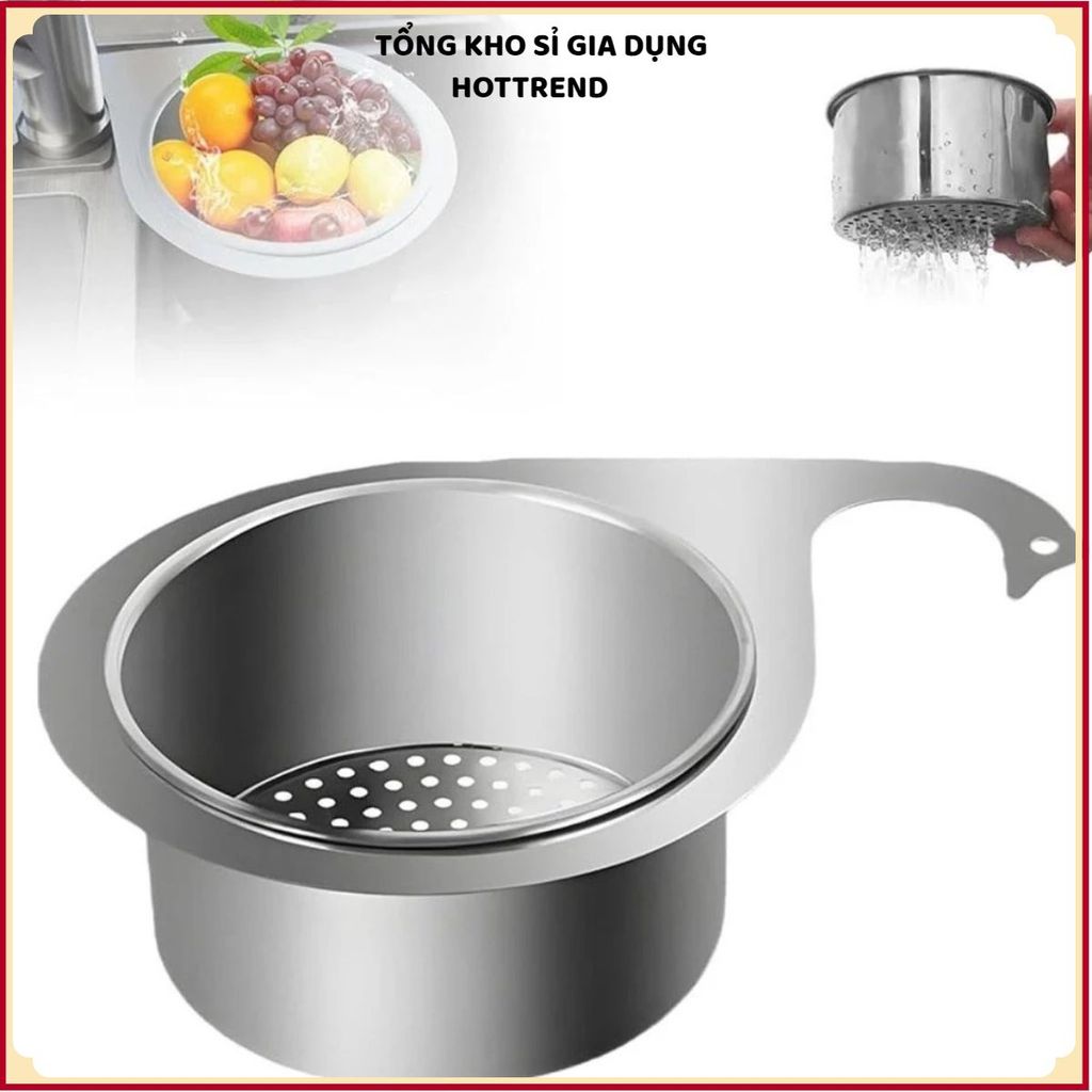 (COMBO 3) KHAY LỌC RÁC BỒN RỬA CHÉN THIÊN NGA - Treo Vòi Nước Chống Tắc Nghẽn