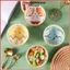BỘ 6 BÁT THÚ KÈM ĐŨA - Họa Tiết Hoạt Hình Dễ Thương Cho Gia Đình