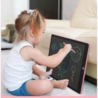 Bảng Vẽ LCD Tự Xóa Đa Sắc 12/16 Inch Cho Bé - Bảng Viết Điện Tử Thông Minh -Kingan22