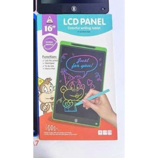 Bảng Vẽ LCD Tự Xóa Đa Sắc 12/16 Inch Cho Bé - Bảng Viết Điện Tử Thông Minh -Kingan22
