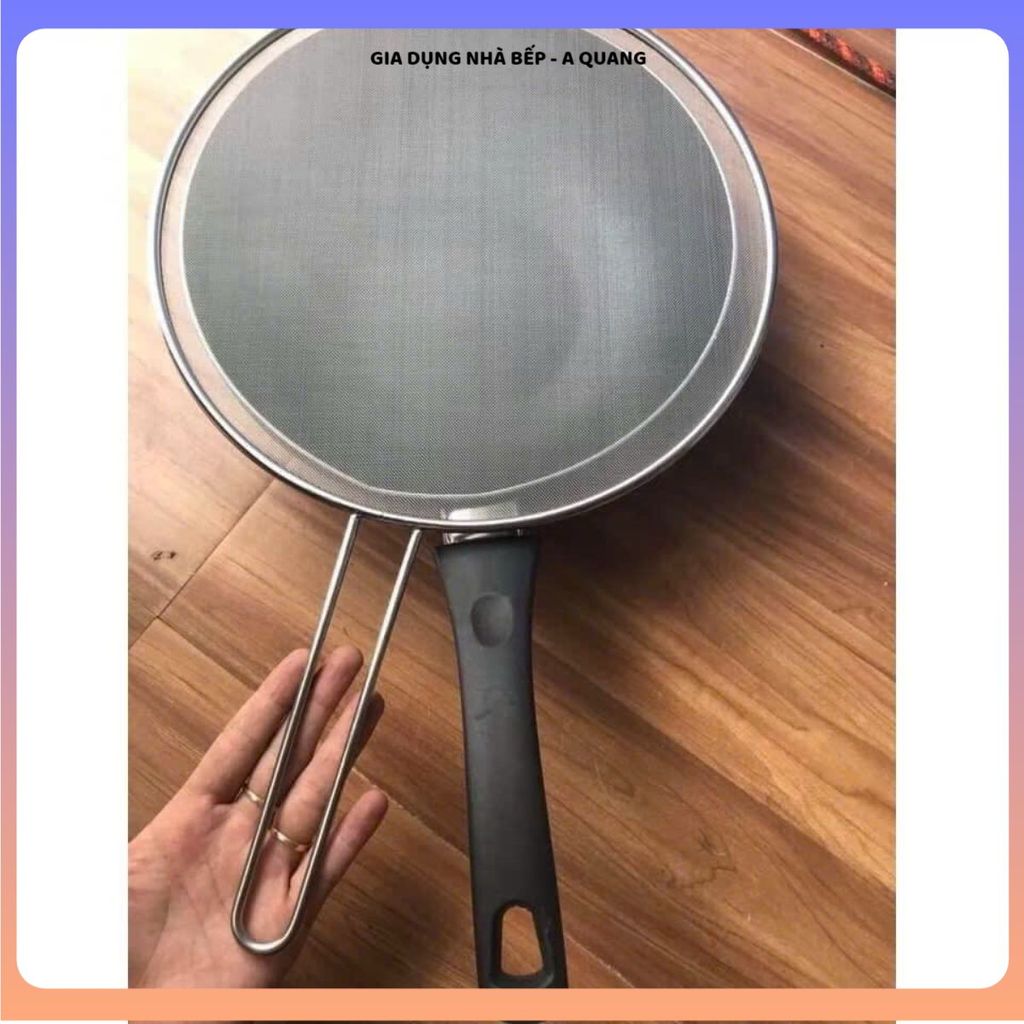 (COMBO 2) NẮP CHẢO LƯỚI INOX LOẠI DÀY, 29CM 33CM, CHỐNG BẮN DẦU, Dễ Sử Dụng Cho Nhà Bếp Gia Đình