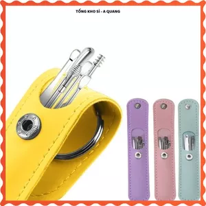 BỘ LẤY RÁY TAI THÉP KHÔNG GỈ, DỤNG CỤ CHĂM SÓC TAI 6 MÓN, CHẤT LIỆU BỀN ĐẸP, Tiện Lợi Cho Cá Nhân