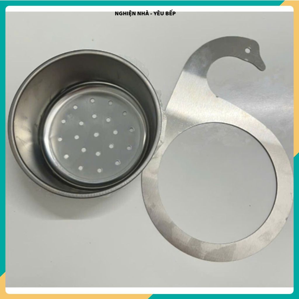 (COMBO 3) GIỎ LỌC RÁC INOX THIÊN NGA, GẮN BỒN RỬA BÁT, CHỐNG NGHẸT ỐNG THOÁT NƯỚC, Giỏ Lọc Rác Tiện Dụng Cho Gia Đình