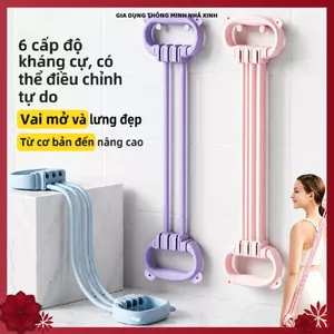 DÂY KÉO TẬP THỂ LỰC ĐA NĂNG, DÂY ĐÀN HỒI SỐ 8, MÀU TÍM CAO CẤP, Nhẹ Bền Dễ Mang Theo