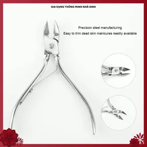 KÌM CẮT DA CHẾT NAIL, KÌM NHẶT MÓNG VÀNG BẠC, LOẠI TỐT, Phụ Kiện Làm Nail Chuyên Nghiệp