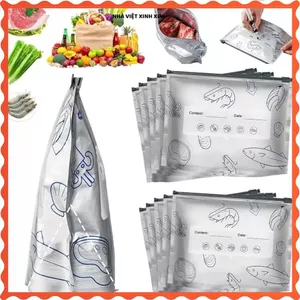 TÚI BẠC NHÔM ĐỰNG THỰC PHẨM, TÚI ZIP KÍN KHÍ CHỐNG ẨM, SIZE PHỔ BIẾN, Dễ Dàng Sử Dụng Và Bảo Quản