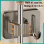 KẸP GIỮ CHỔI DÁN TƯỜNG INOX, MÓC TREO CÂY LAU NHÀ, CHỐNG GỈ BỀN ĐẸP, Phụ Kiện Gia Đình Tiện Lợi Dễ Sử Dụng
