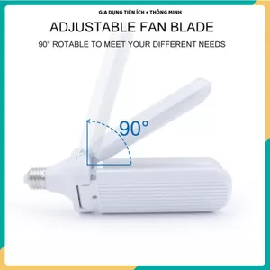 BÓNG ĐÈN LED 80W HÌNH QUẠT, 4 CÁNH SIÊU SÁNG, ĐIỀU CHỈNH GÓC SÁNG, Đèn Led Quạt Trần Mini Hiện Đại