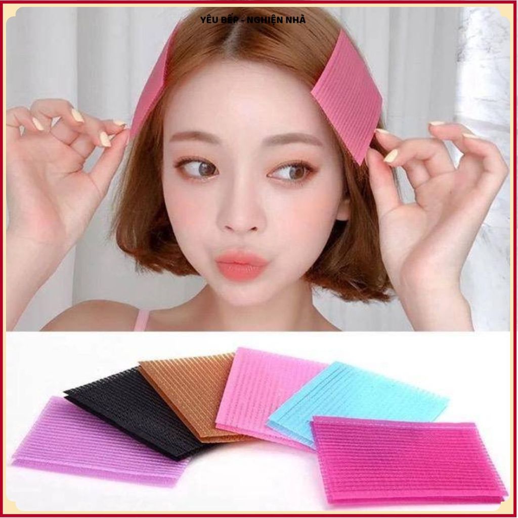 (BỘ 20 MIẾNG) DÁN TÓC CỐ ĐỊNH THỜI TRANG, PHONG CÁCH HÀN QUỐC, ĐA DẠNG MÀU SẮC, Phụ Kiện Tóc Tiện Lợi Cho Mọi Kiểu Tóc