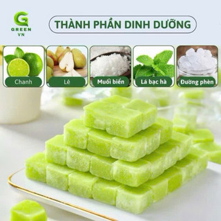Kẹo Lê Bạc Hà Chanh Muối Biển Thanh Nhiệt Bổ Phế, Ích Khí, Tốt Cho Thanh Quản -Kingan22