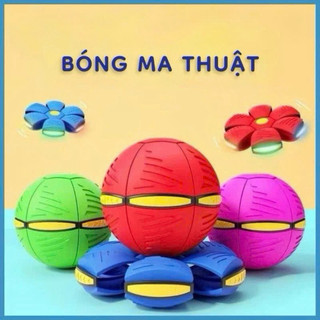 Đồ Chơi Bóng Ma Thuật Biến Dạng Tự Nảy Phát Sáng, Ném Đĩa Bay UFO Bật Lò Xo Cho Bé -Kingan22