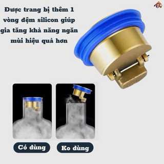 Nắp thoát sàn đồng thau 33-59mm cho cống sàn nhà, chống mùi hôi, chống côn trùng -Kingan22