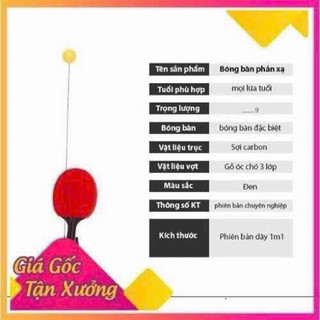 Bộ đồ chơi bóng bàn vợt gỗ cho bé, giúp phát triển phản xạ và vận động -Kingan22