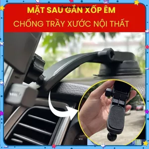 GIÁ ĐỠ ĐIỆN THOẠI A29 Ô TÔ DÁN TAPLO, KẸP ĐIỆN THOẠI KÍNH CHẮN GIÓ, XOAY 360 ĐỘ, Giá Đỡ Điện Thoại Chắc Chắn Không Che