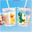 CỐC THỦY TINH PHA SỮA CHO BÉ - Có Nắp Đậy, Dễ Dàng Sử Dụng