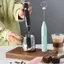 MÁY TẠO BỌT CAFE CẦM TAY - Sạc Pin, 3 Cấp Độ, Kèm 2 Đầu Đánh