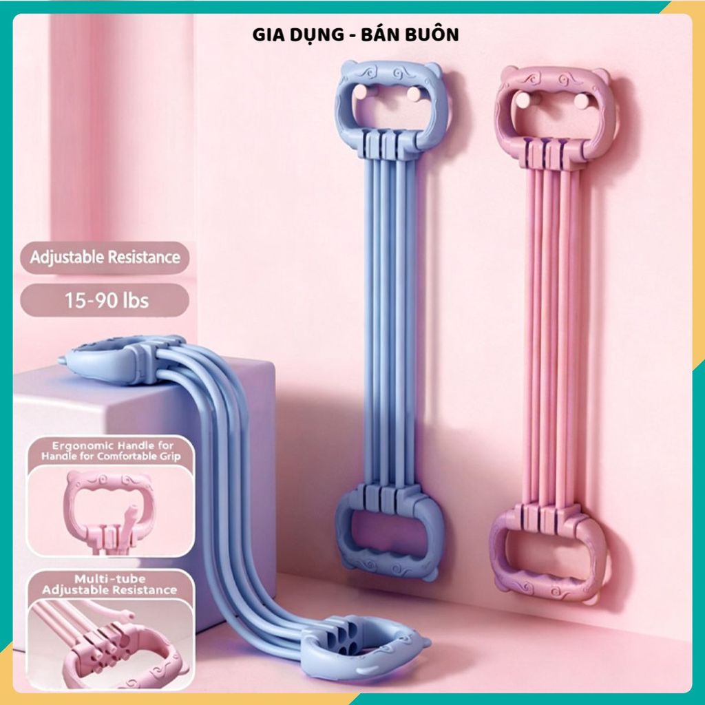 DÂY TẬP SỐ 8 ĐA NĂNG - Mở Vai, Tập Tay, Tập Mông Tiện Lợi