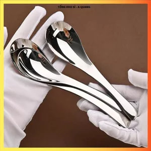 MUỖNG ĂN CƠM CHẤT LIỆU INOX 304,MUỖNG LÒNG SÂU CAO CẤP,Muỗng Dùng Cho Gia Đình Nhà Hàng