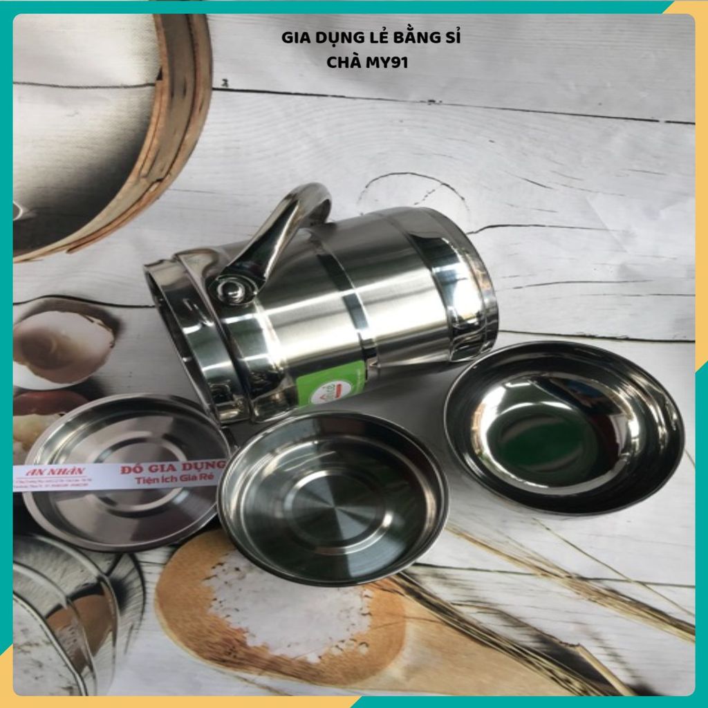 HỘP ĐỰNG CƠM INOX 304 - Cặp Lồng Giữ Nhiệt Tiện Lợi