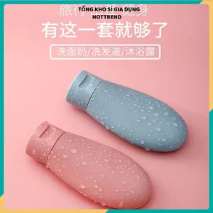 SET 3 LỌ CHIẾT MỸ PHẨM 60ML - Đựng Dầu Gội, Sữa Tắm Du Lịch