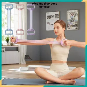 DÂY SỐ 8 SILICON KHÁNG LỰC - Đàn Hồi Cao, Tập Gym Yoga Hiệu Quả