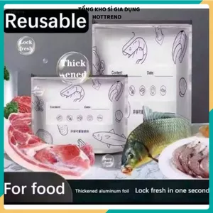 SET 10 TÚI BẢO QUẢN THỰC PHẨM SIZE VỪA - Chống Ẩm, Chống Mùi Hiệu Quả
