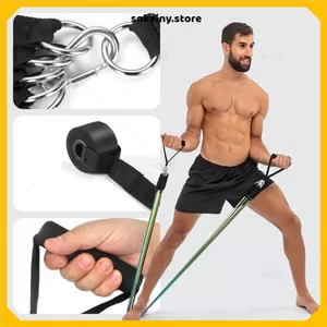 BỘ 5 DÂY KHÁNG LỰC TẬP GYM - Tập Mông, Chân, Tay Hiệu Quả