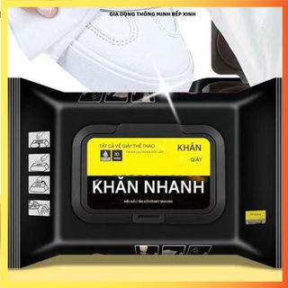 (COMBO 5 GÓI) KHĂN LAU SNEAKER ƯỚT DÙNG 1 LẦN COMBO 5 GÓI,LÀM SẠCH GIÀY TRẮNG NHANH,Tiện Mang Theo Du Lịch