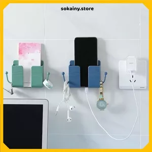 Kệ Dán Tường, Giá Đỡ Sạc Điện Thoại Remote Siêu Tiện Lợi, Giá Đỡ Điện Thoại Dán Tường