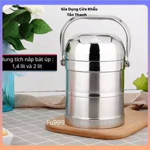 HỘP ĐỰNG CƠM INOX 304 - Cặp Lồng Giữ Nhiệt Tiện Lợi