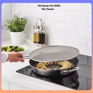 TẤM ĐẬY CHẢO CHỐNG BẮN DẦU MỠ 29CM - An Toàn Khi Chiên Rán