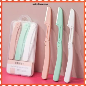 DAO CẠO LÔNG MÀY SET 3 CÁI COMBO 5 SET,DỄ DÙNG CHẮC TAY,Gọn Nhẹ Cho Trang Điểm