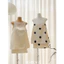 Bộ đồ đi chơi nữ set áo ba lỗ babydoll vải đũi mát kèm chân váy cạp cao hack dáng mới HCOM27750