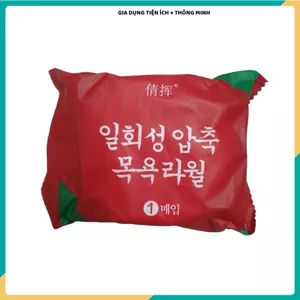 KHĂN TẮM VIÊN NÉN DU LỊCH,KHĂN MẶT DÙNG MỘT LẦN,Cotton Tiện Lợi Gọn Nhẹ