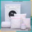 SET 5 TÚI LƯỚI GIẶT ĐA KÍCH THƯỚC,TÚI GIẶT HỌA TIẾT HÌNH HOA,Túi Đựng Quần Áo Bảo Vệ Vải Khi Giặt